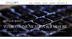 Desktop Screenshot of gdsolutions.fr